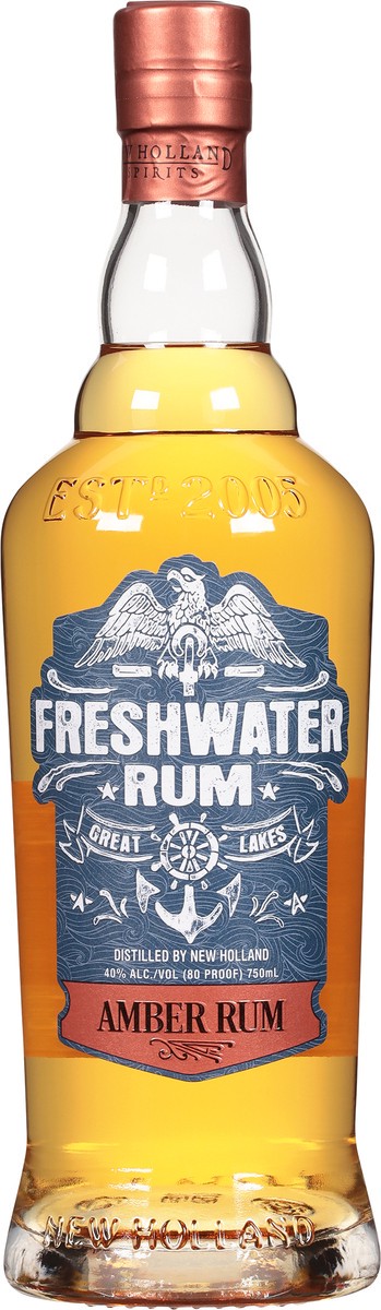 slide 7 of 9, New Holland Spirits Rum, Amber, Freshwater, 750 ml