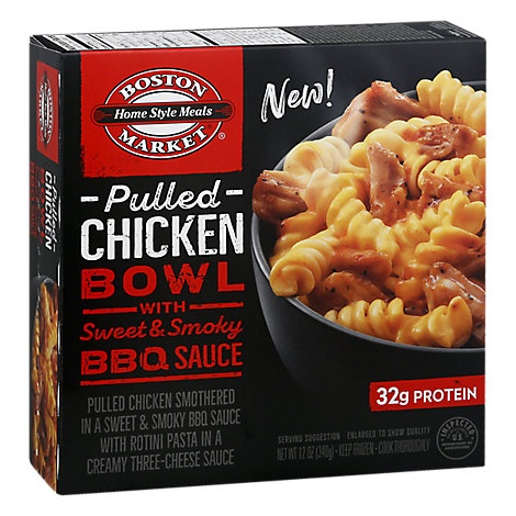 slide 1 of 1, Boston Market Pulled Chicken Bowl With Bbq, 12 oz