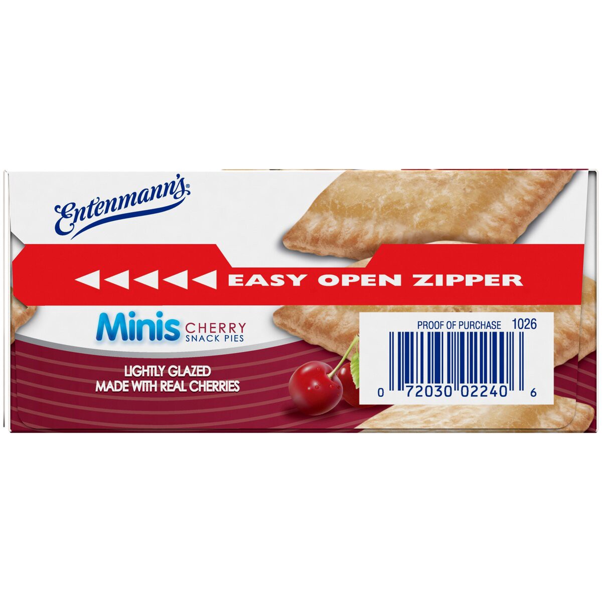 slide 5 of 6, Entenmann's Baker's Delights Cherry Snack Pies, 6 packs, Mini Snack Cakes, 12 oz Box, 6 ct