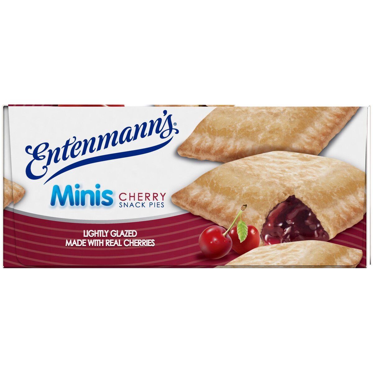 slide 2 of 6, Entenmann's Baker's Delights Cherry Snack Pies, 6 packs, Mini Snack Cakes, 12 oz Box, 6 ct