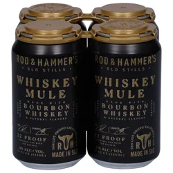 Rod & Hammer's Slo Stills Bourbon Mule Whiskey - 4 x 12 fl oz Cans