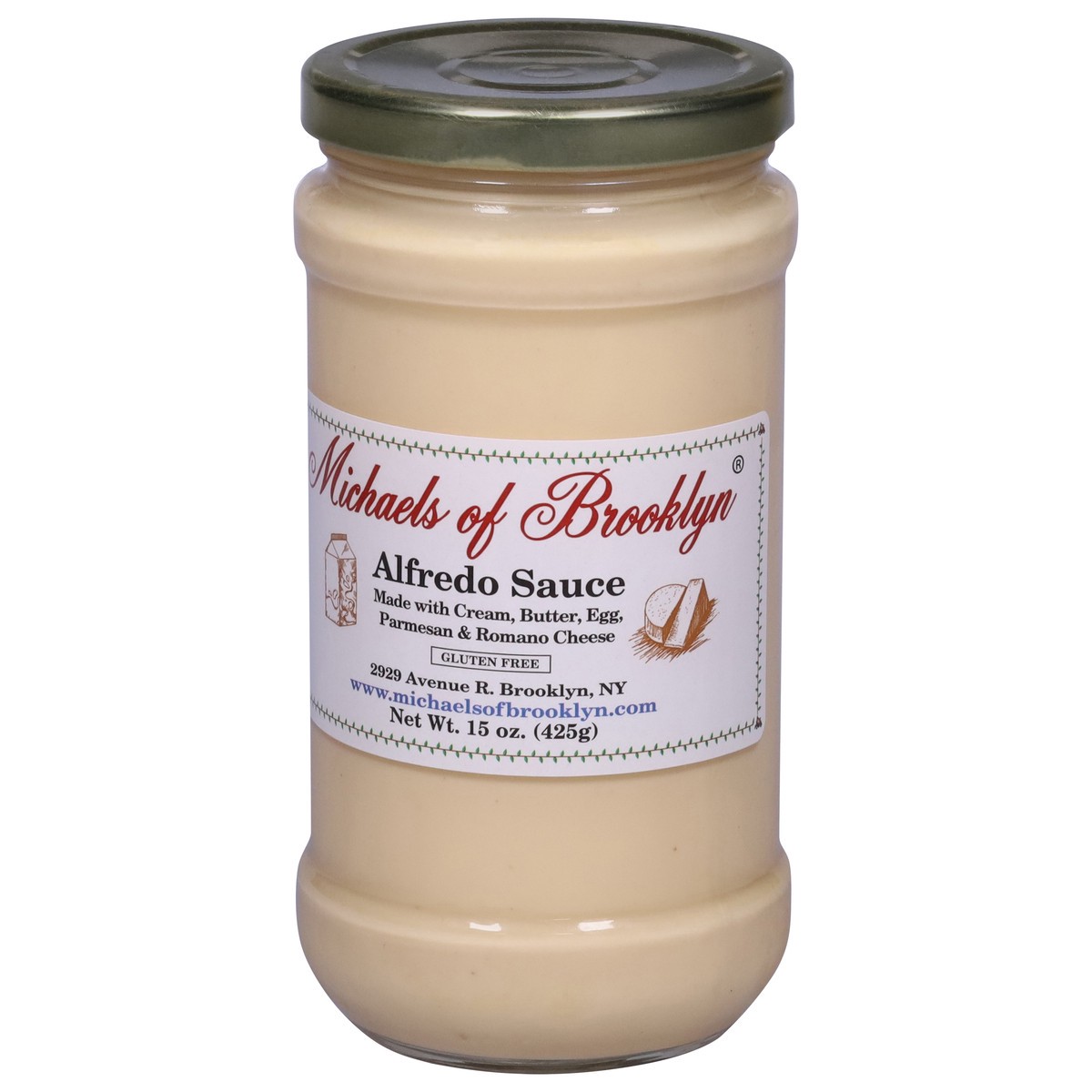 slide 11 of 13, Michael's of Brooklyn Alfredo Sauce 15 oz, 15 oz