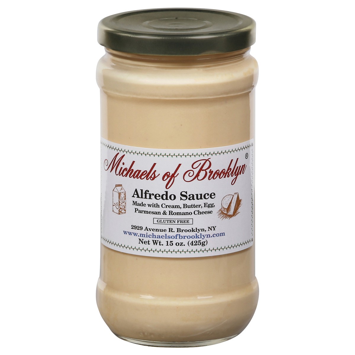 slide 1 of 13, Michael's of Brooklyn Alfredo Sauce 15 oz, 15 oz