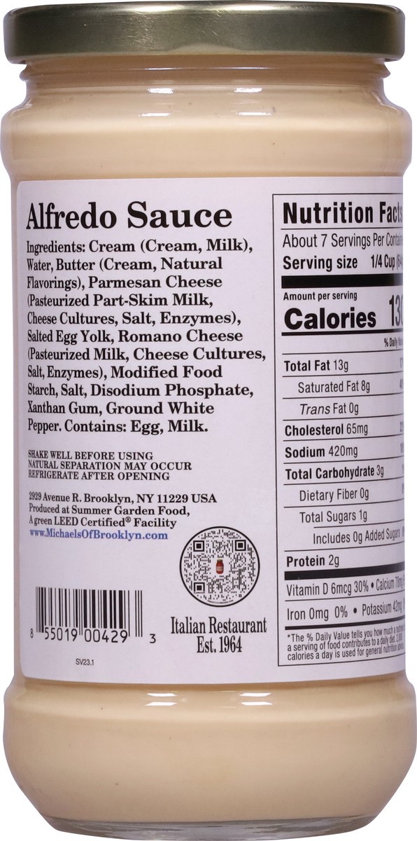 slide 7 of 13, Michael's of Brooklyn Alfredo Sauce 15 oz, 15 oz