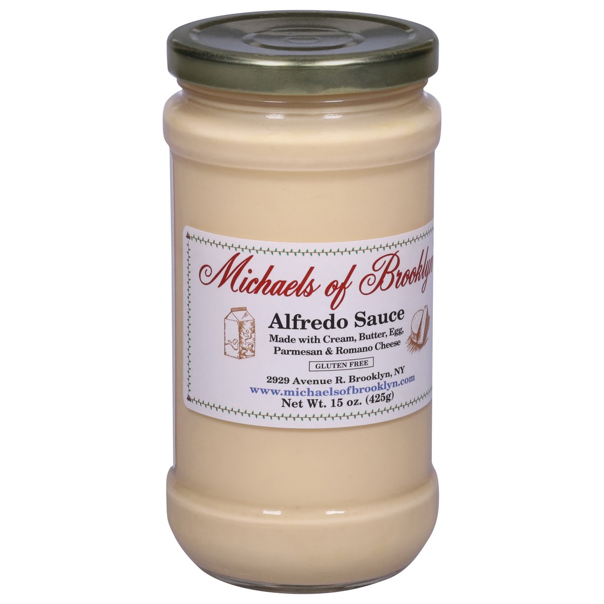 slide 2 of 13, Michael's of Brooklyn Alfredo Sauce 15 oz, 15 oz