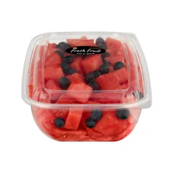 Giant Watermelon & Blueberries Luau Fruit Bowl