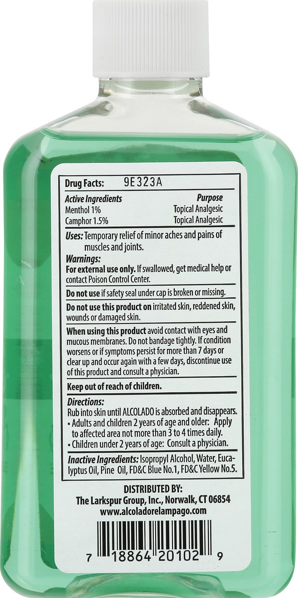 slide 2 of 9, Alcolado Relampago Medicado Pain Relieving Rub 7 oz, 7 oz