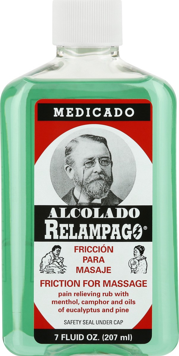 slide 6 of 9, Alcolado Relampago Medicado Pain Relieving Rub 7 oz, 7 oz