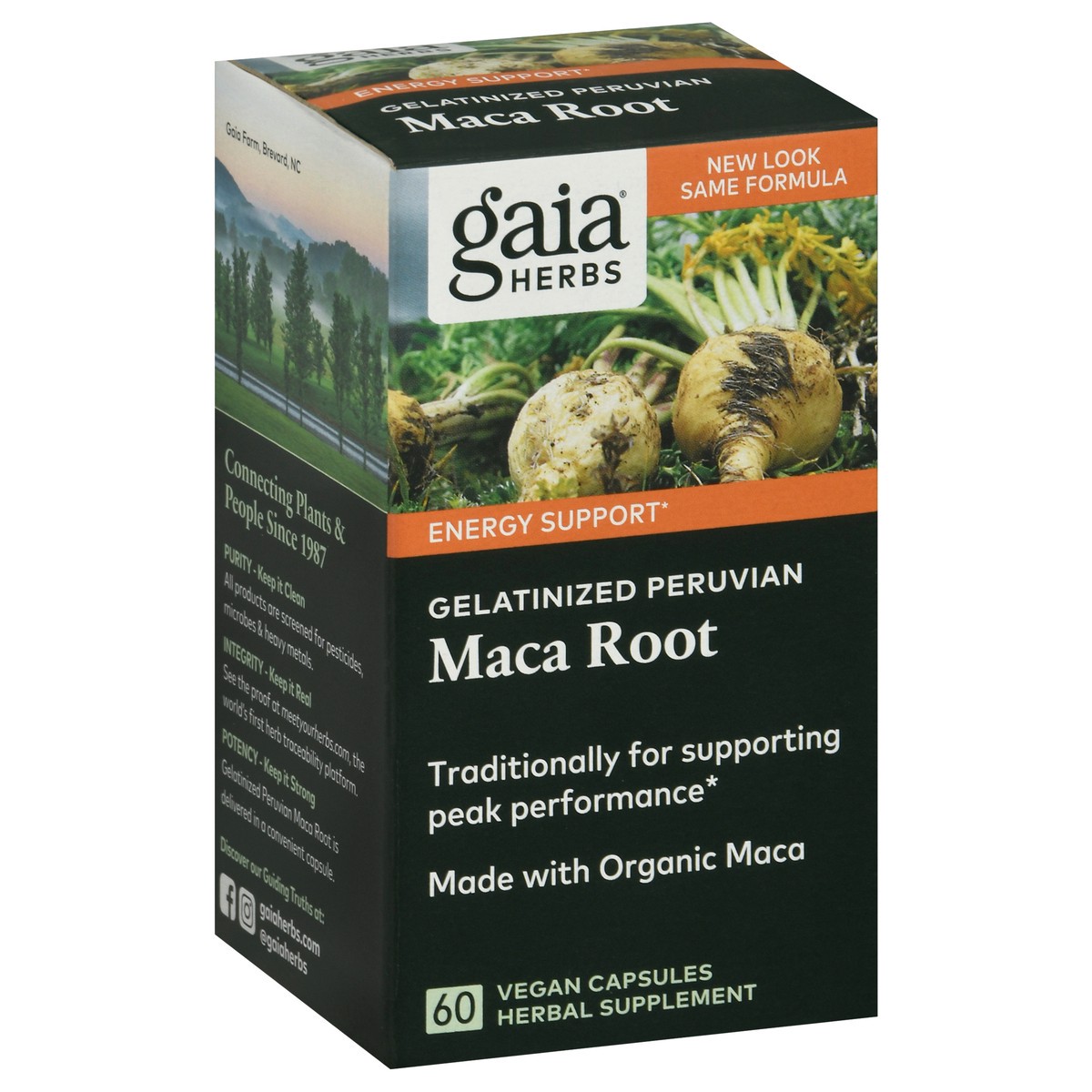 slide 2 of 9, Gaia Herbs Maca Root Vegan Capsules 60 ea Box, 60 ct