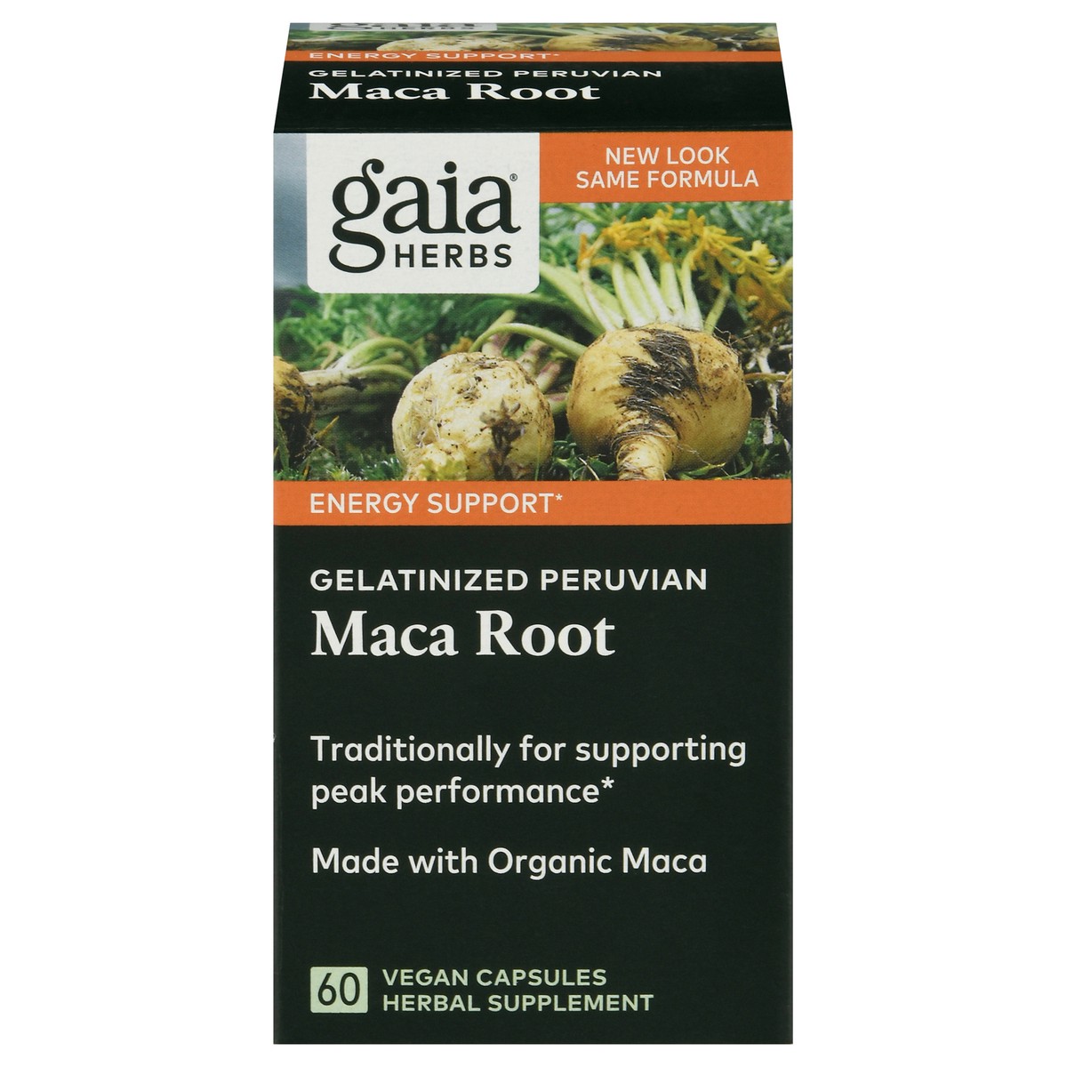 slide 1 of 9, Gaia Herbs Maca Root Vegan Capsules 60 ea Box, 60 ct