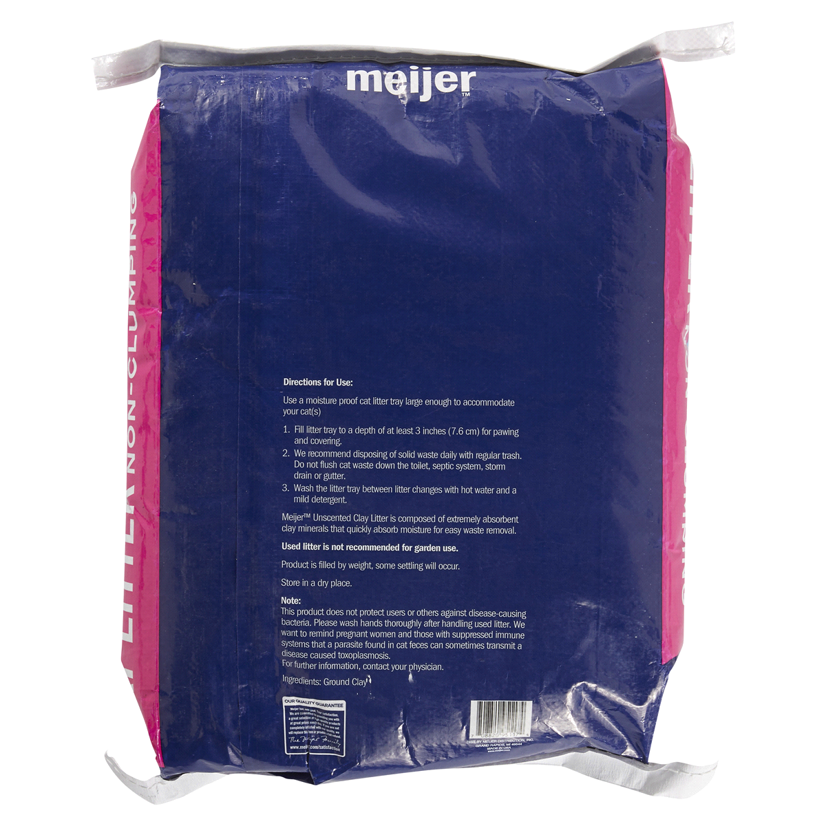 slide 3 of 5, Meijer Non-Clumping Cat Litter, Unscented, 20 lb