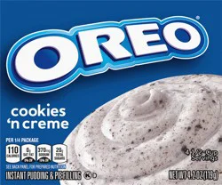Oreo Jell-O Oreo Cookies n' Creme Instant Pudding Mix, 4.2 oz Box