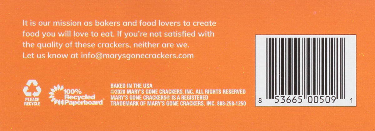 slide 5 of 9, Mary's Gone Crackers Super Seed Everything Crackers, 5.5 oz