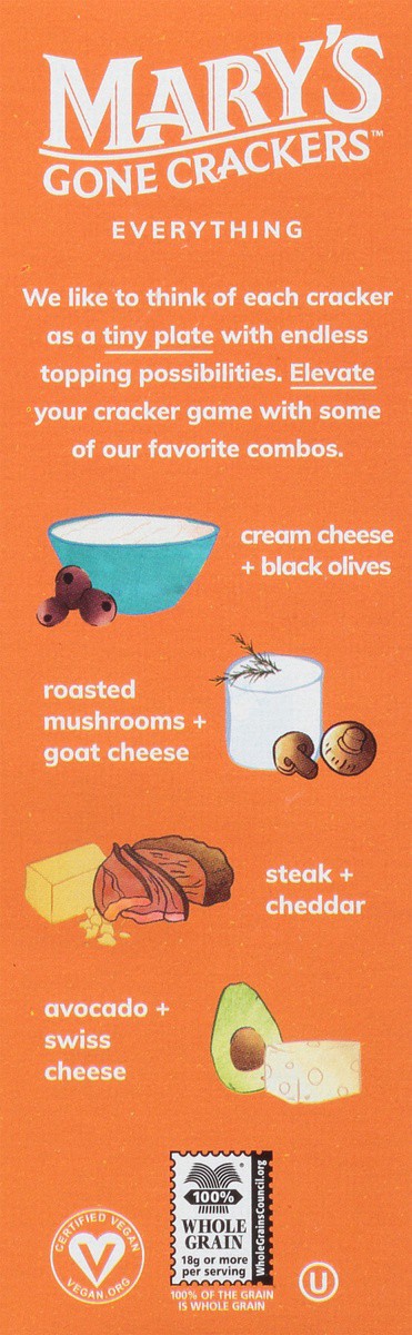 slide 7 of 9, Mary's Gone Crackers Super Seed Everything Crackers, 5.5 oz