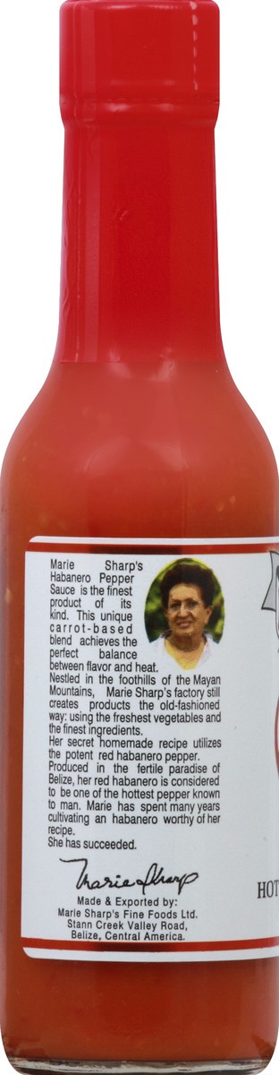 slide 7 of 8, Marie Sharp's Marie Sharps Habanero Pepper Sauce, Hot, 5 oz