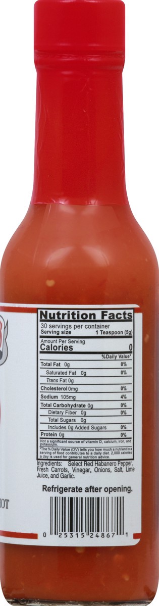 slide 3 of 8, Marie Sharp's Marie Sharps Habanero Pepper Sauce, Hot, 5 oz