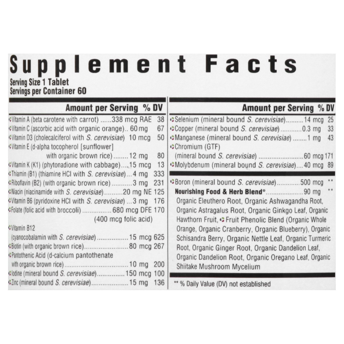 slide 8 of 12, MegaFood Men Over 40 One Daily Tablets Multivitamin & Mineral 60 ea, 60 ct