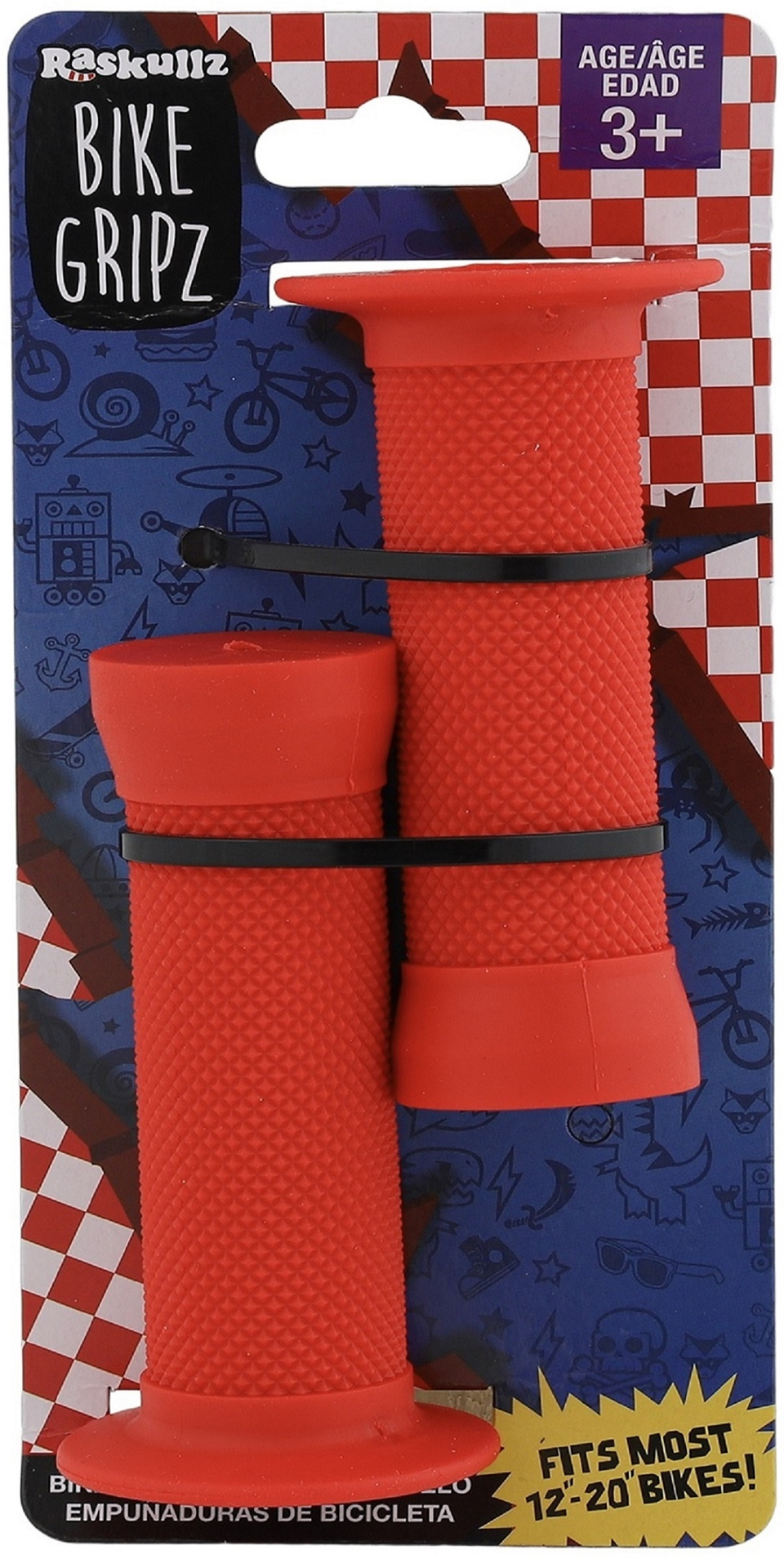 slide 3 of 3, BELL Raskullz BIcycle Grips, 1 ct
