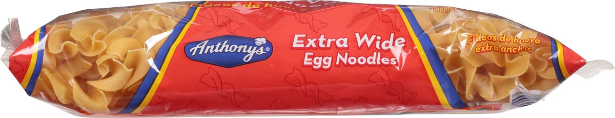 slide 2 of 9, Anthony's Extra Wide Egg Noodles 12 oz, 12 oz