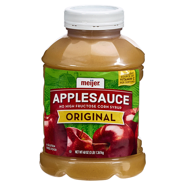 slide 1 of 1, Meijer Applesauce, Original, 48 oz