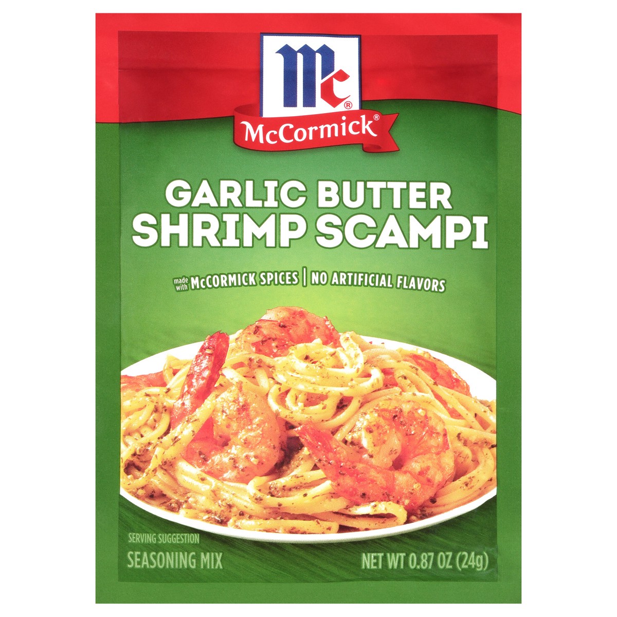 slide 1 of 10, McCormick Shrimp Scampi Seasoning Mix, 0.87 oz, 0.87 oz