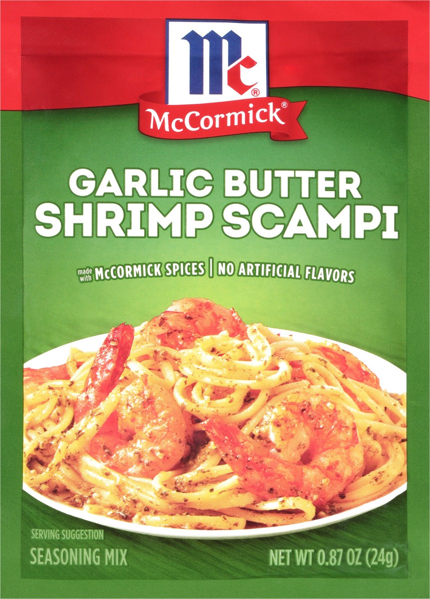 slide 9 of 10, McCormick Shrimp Scampi Seasoning Mix, 0.87 oz, 0.87 oz