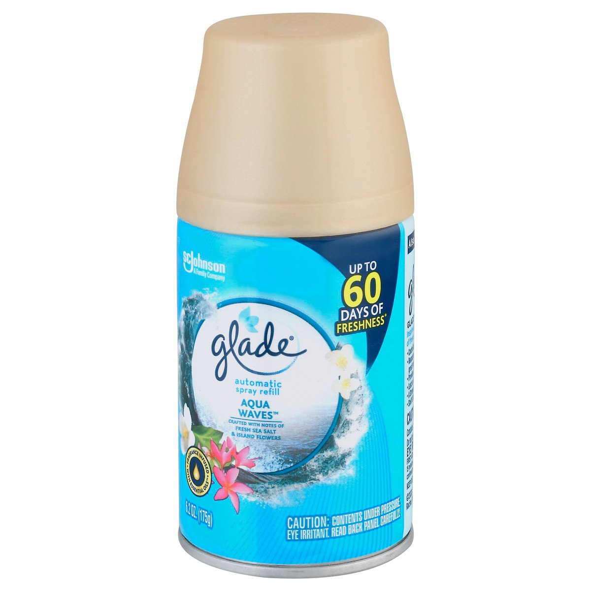 slide 2 of 10, Glade Automatic Spray Refill, Air Freshener, Invigorating Aqua Waves, 6.2 oz, 6.2 oz