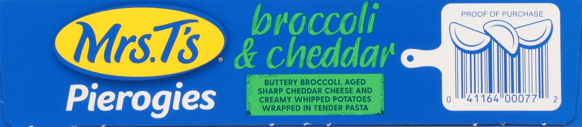 slide 10 of 13, Mrs. T's Broccoli & Cheddar Pierogies 12 ea, 12 ct