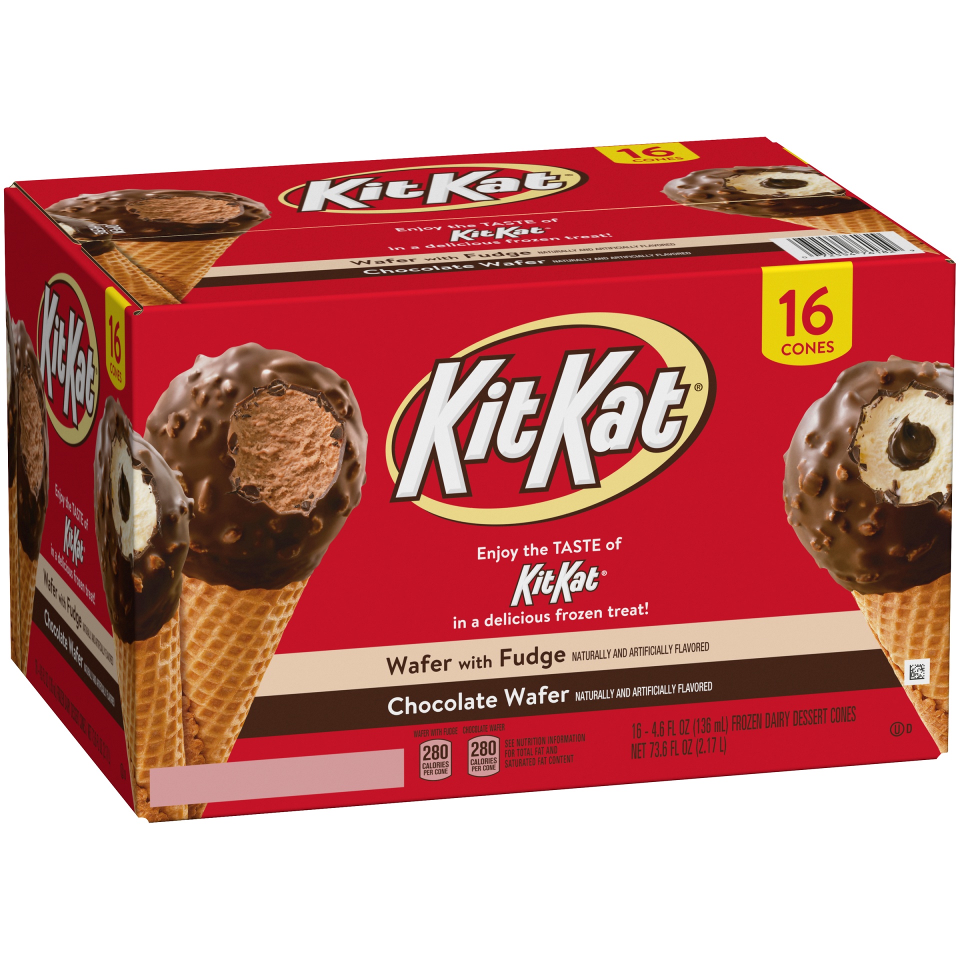 slide 4 of 7, KIT KAT Ice Cream Cones Variety Pack, 16 ct
