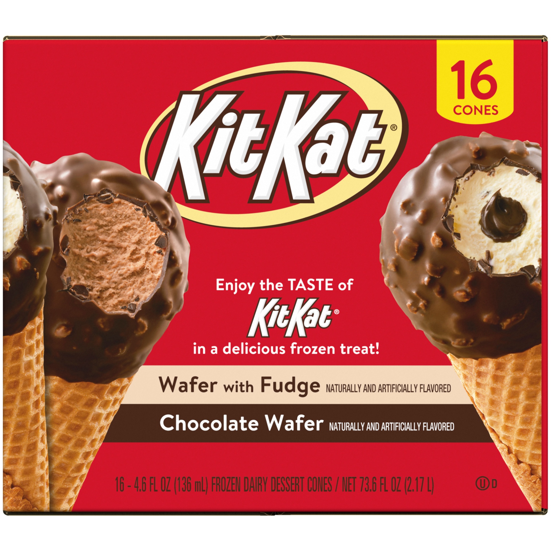 slide 7 of 7, KIT KAT Ice Cream Cones Variety Pack, 16 ct