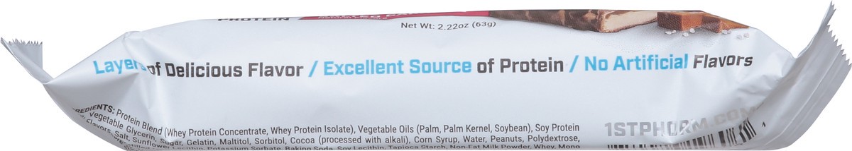 slide 10 of 14, 1st Phorm Salted Caramel Level-1 Bar 2.22 oz, 2.2 oz