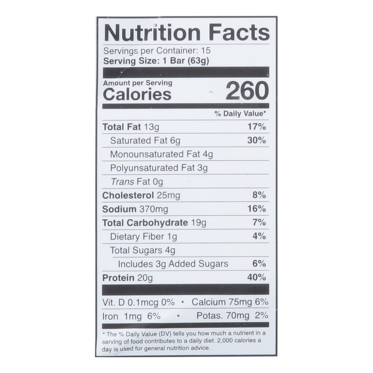 slide 11 of 14, 1st Phorm Salted Caramel Level-1 Bar 2.22 oz, 2.2 oz