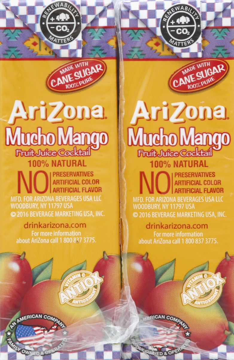 slide 3 of 4, AriZona Cowboy Cocktail Boxes Mucho Mango, 8 ct; 54 fl oz