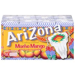 AriZona Cowboy Cocktail Boxes Mucho Mango - 8 ct; 54 fl oz