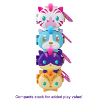 slide 7 of 29, Polly Pocket Pet Connects Stackable Compact Assortment, 1 ct