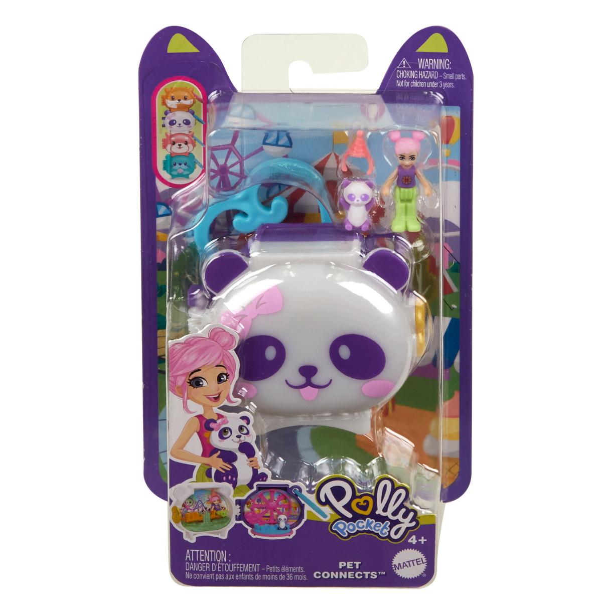 slide 1 of 29, Polly Pocket Pet Connects Stackable Compact Assortment, 1 ct