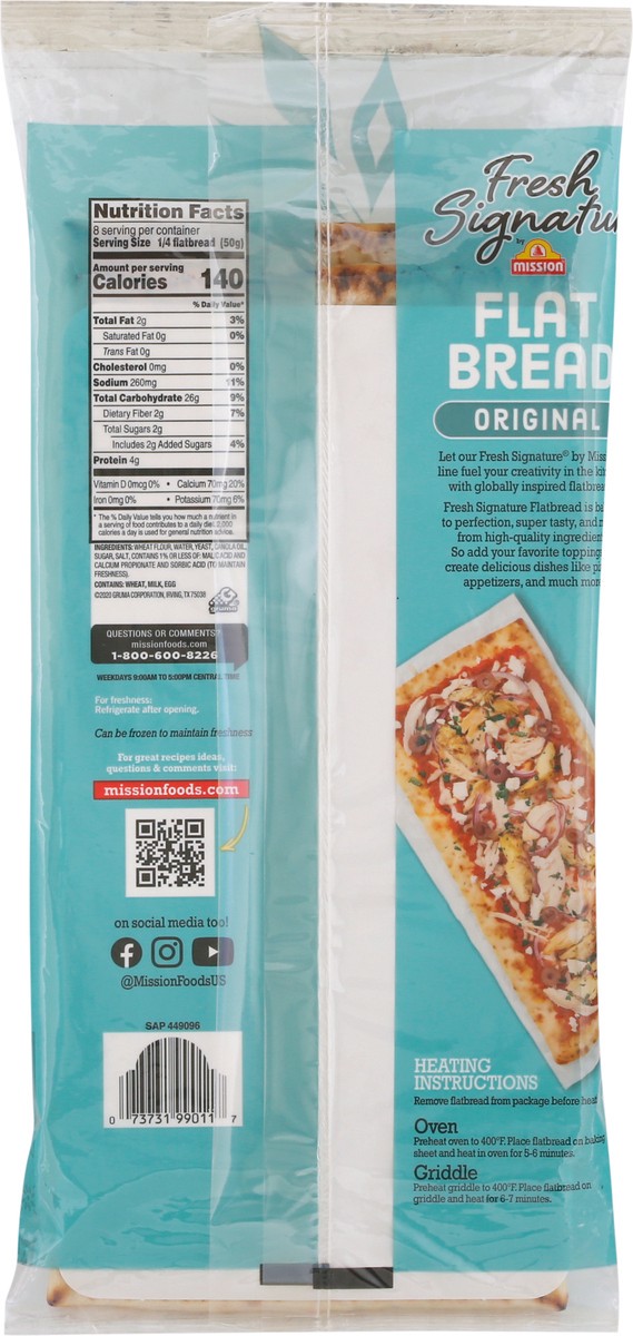 slide 5 of 13, Mission Fresh Signature Original Flatbread 2 ea, 2 ct