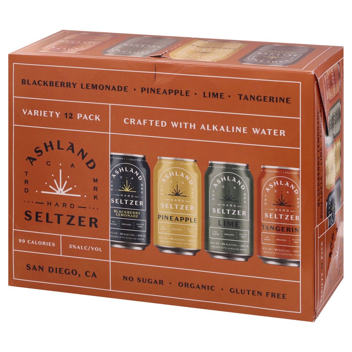 slide 4 of 9, Ashland Hard Seltzer Variety 12 Pack Hard Seltzer 12 ea, 12 ct