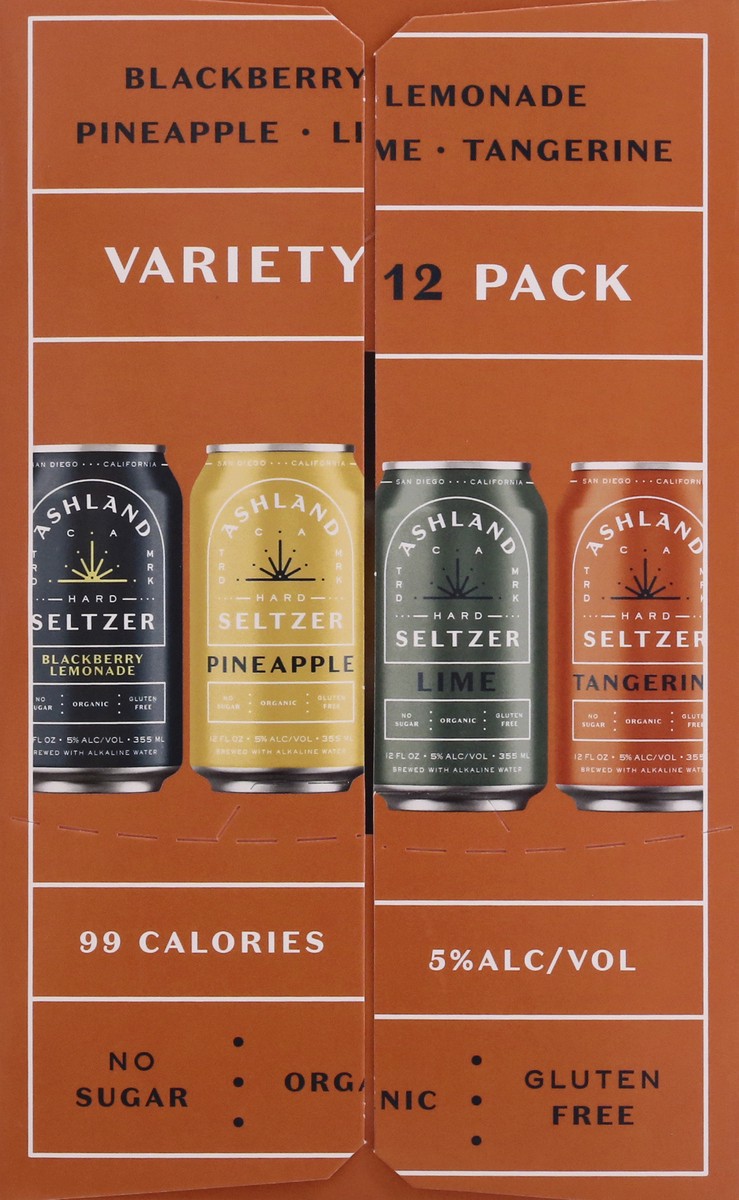 slide 6 of 9, Ashland Hard Seltzer Variety 12 Pack Hard Seltzer 12 ea, 12 ct