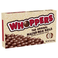 Whoppers Malted Milk Balls Candy Box, 5 oz