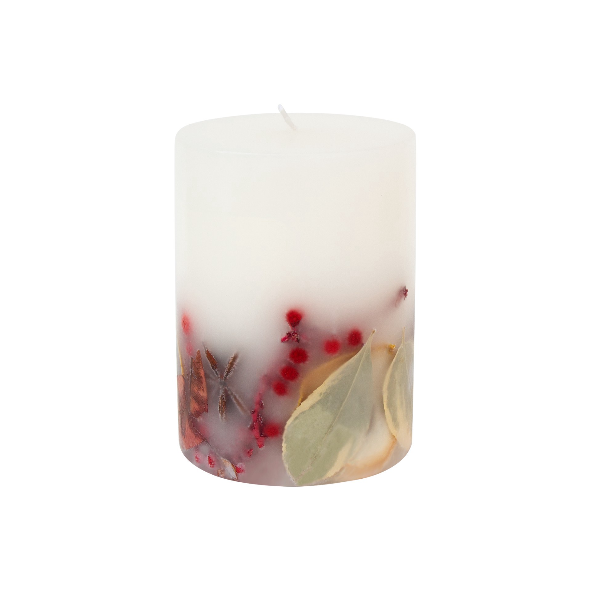 slide 2 of 3, 3" X 4" Apricot & Clove Scented Pillar Candle By Ashland, 3 in x 4 in
