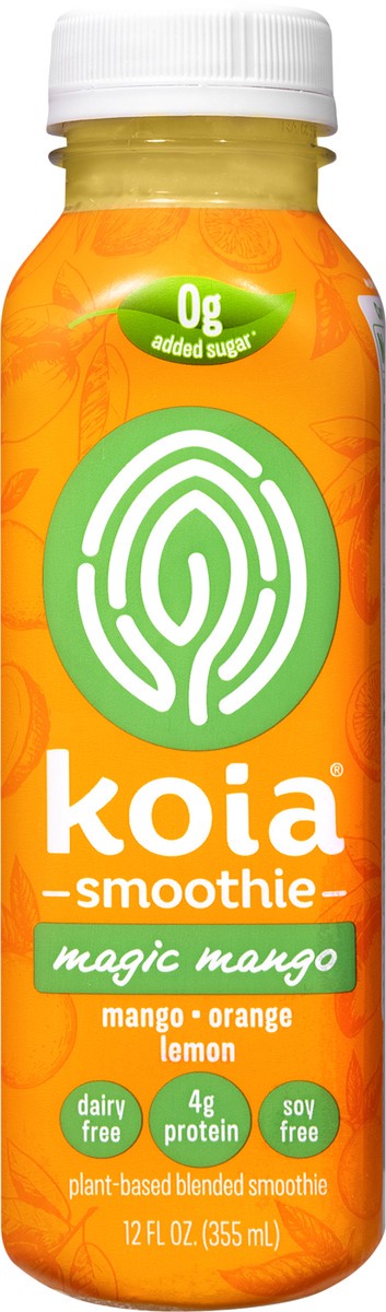 slide 1 of 1, Koia Magic Mango Smoothie, 12 oz