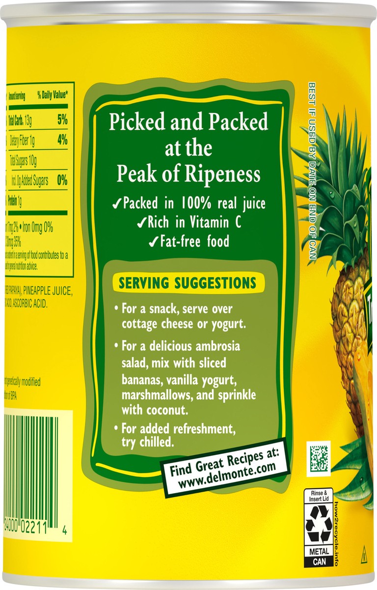 slide 4 of 6, Del Monte Tropical Fruit Salad in 100% Juice 15 oz. Can, 15 oz