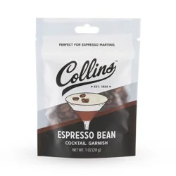 Collins Espresso Bean Cocktail Garnish