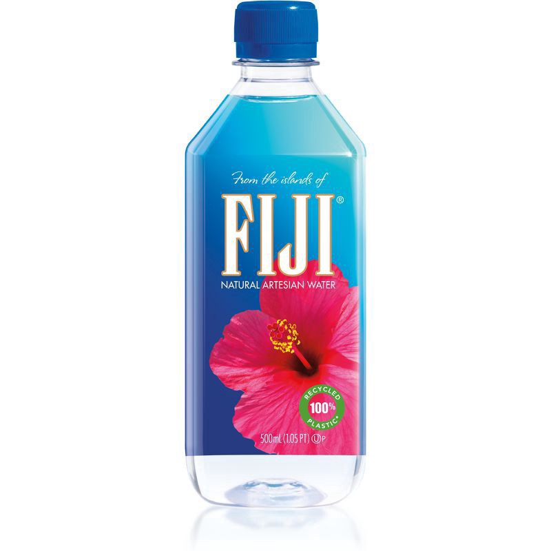slide 2 of 3, Fiji Natural Artesian Bottled Water, 500mL / 16.9 Fl Oz (Pack of 6), 6 ct