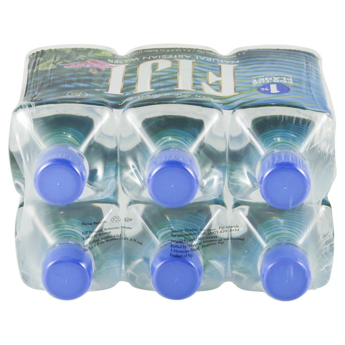 slide 4 of 4, Fiji Water, 6 ct
