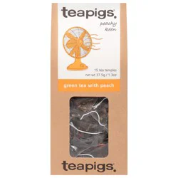 teapigs Green Tea With Peach 15 - 2.5g Tea Temples