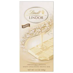 Lindt Lindor White Chocolate Candy Truffle Bar - 3.5oz