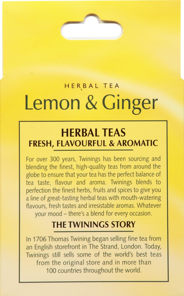 slide 5 of 9, Twinings Trial Pack Tea Bags Lemon & Ginger Herbal Tea - 4 ct, 4 ct