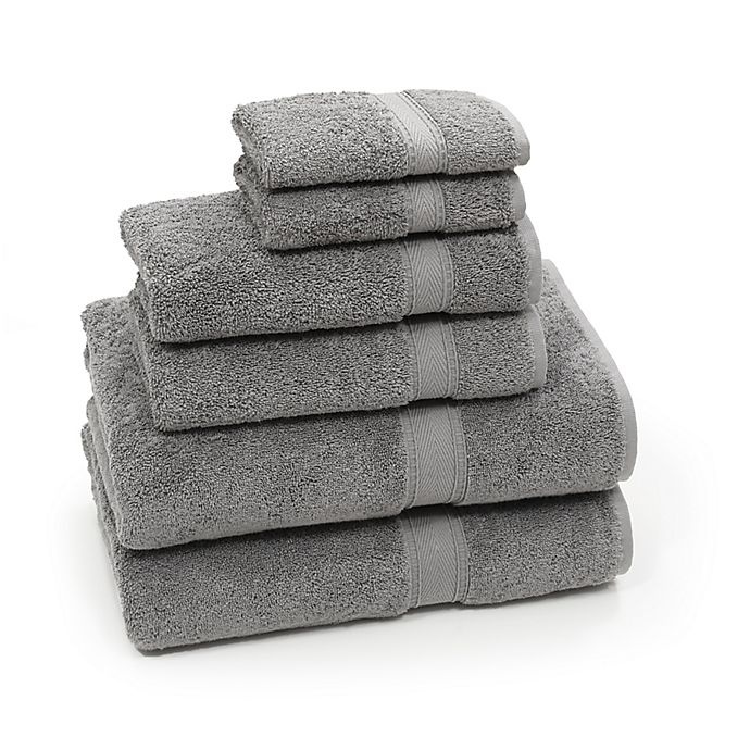 slide 2 of 4, Linum Home Textiles Sinemis Towel Set - Dark Grey, 6 ct